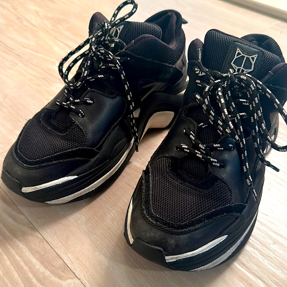 Naked wolfe black sneakers